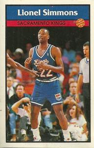 1992-93 Panini Stickers #52 Lionel Simmons Front