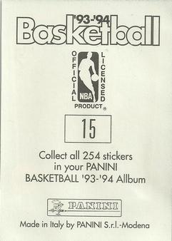 1993-94 Panini Stickers #15 Ron Harper  Back