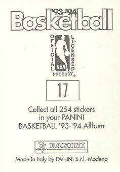1993-94 Panini Stickers #17 Clippers Team Logo  Back