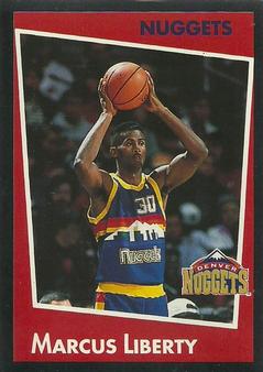 1993-94 Panini Stickers #81 Marcus Liberty  Front