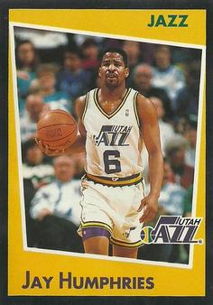1993-94 Panini Stickers #117 Jay Humphries  Front