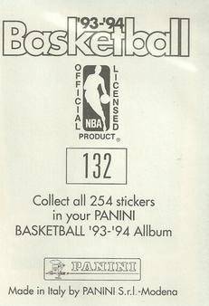 1993-94 Panini Stickers #132 Mookie Blaylock  Back