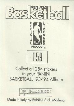 1993-94 Panini Stickers #159 Brad Daugherty  Back