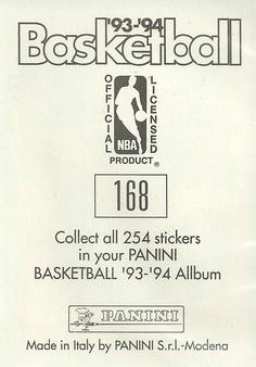 1993-94 Panini Stickers #168 Joe Dumars  Back