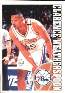 1995-96 Panini Stickers #52 Clarence Weatherspoon  Front
