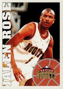 1995-96 Panini Stickers #158 Jalen Rose  Front