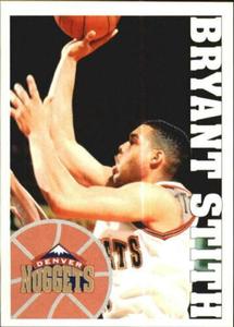 1995-96 Panini Stickers (European) #160 Bryant Stith  Front