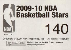 2009-10 Panini NBA Stickers #140 Daequan Cook Back
