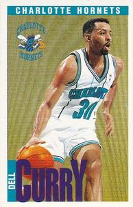 1996-97 Panini Stickers #78 Dell Curry Front