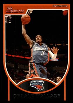 2007-08 Bowman #80 Gerald Wallace Front