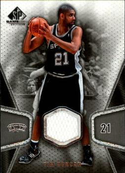 2007-08 SP Game Used #140 Tim Duncan Front