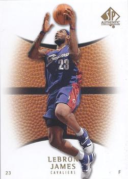 2007-08 SP Authentic #78 LeBron James Front