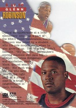 1996 Fleer USA - Heroes #9 Glenn Robinson Back