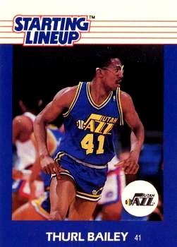 1988 Kenner Starting Lineup Cards #3538114060 Thurl Bailey Front
