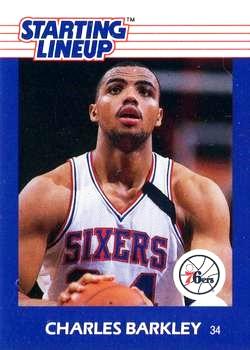 1988 Kenner Starting Lineup Cards #3538101010 Charles Barkley Front