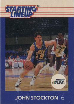 1988 Kenner Starting Lineup Cards #3538114050 John Stockton Front