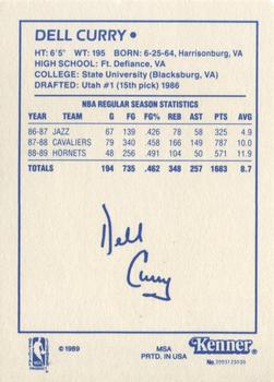 1989 Kenner Starting Lineup Cards #3993123030 Dell Curry Back