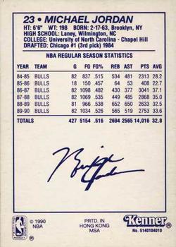 1990 Kenner Starting Lineup Cards #5140104010 Michael Jordan Back