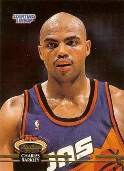 1993 Kenner/Topps Starting Lineup Cards #5SL Charles Barkley Front