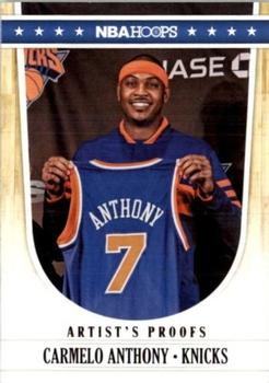 2011-12 Hoops - Artist's Proofs #276 Carmelo Anthony Front