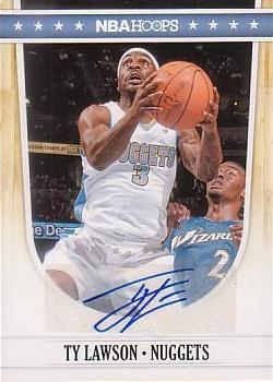 2011-12 Hoops - Autographs #50 Ty Lawson Front