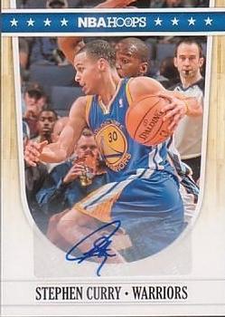 2011-12 Hoops - Autographs #64 Stephen Curry Front