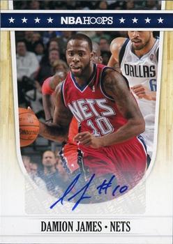2011-12 Hoops - Autographs #146 Damion James Front