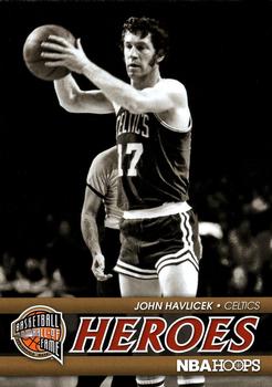 2011-12 Hoops - Hall of Fame Heroes #7 John Havlicek Front