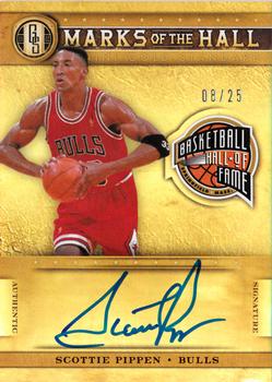 2011-12 Panini Gold Standard - Marks of the Hall Autographs #34 Scottie Pippen Front