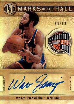 2011-12 Panini Gold Standard - Marks of the Hall Autographs #43 Walt Frazier Front