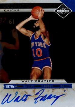 2011-12 Panini Limited - Decade Dominance Signatures #3 Walt Frazier Front