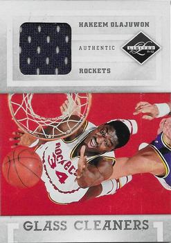 2011-12 Panini Limited - Glass Cleaners Materials #13 Hakeem Olajuwon Front