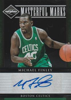 2011-12 Panini Limited - Masterful Marks Signatures #39 Michael Finley Front