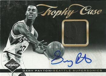 2011-12 Panini Limited - Trophy Case Materials Signatures #44 Gary Payton Front