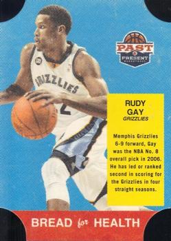 2011-12 Panini Past & Present - Bread for Health #18 Rudy Gay Front