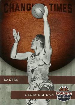 2011-12 Panini Past & Present - Changing Times #8 George Mikan Front