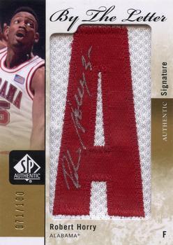 2011-12 SP Authentic - By the Letter #BL-RH Robert Horry Front