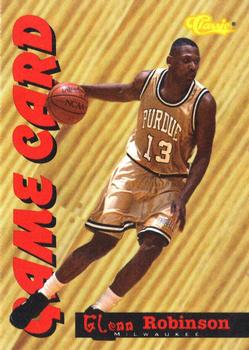 1994 Classic Draft - Game Cards #GC1 Glenn Robinson Front