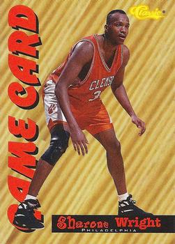 1994 Classic Draft - Game Cards #GC5 Sharone Wright Front