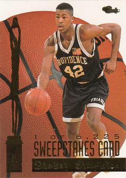 1994 Classic Draft - ROY Sweepstakes #19 Dickey Simpkins Front