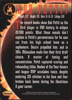 1994 Ted Williams - Eclipse #EC3 Bob Pettit Back
