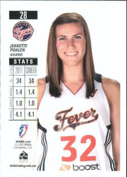 2012 Rittenhouse WNBA #28 Jeanette Pohlen Back