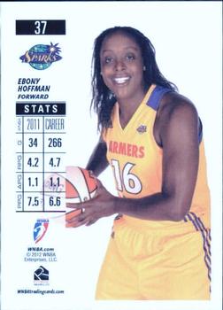 2012 Rittenhouse WNBA #37 Ebony Hoffman Back