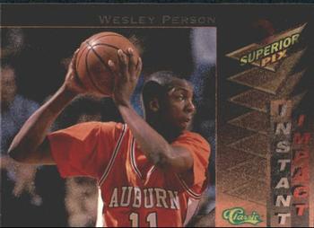 1995 Classic Superior Pix - Instant Impact #10 Wesley Person Front