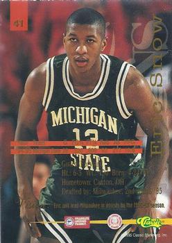 1995 Classic Visions - Effects #41 Eric Snow Back