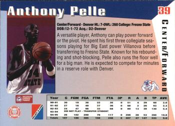 1995 Collect-A-Card #39 Anthony Pelle Back