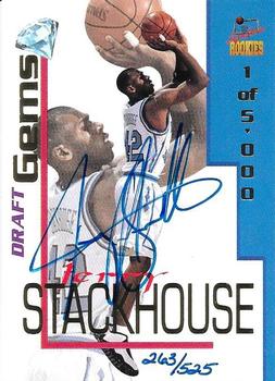 1995 Signature Rookies Draft Day - Draft Gems Signatures #DG1 Jerry Stackhouse Front