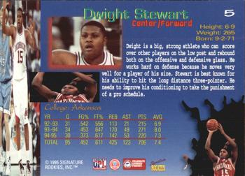 1995 Signature Rookies Draft Day - Signatures #5 Dwight Stewart Back