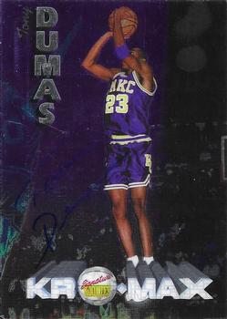 1995 Signature Rookies Kro-Max - Autographs #13 Tony Dumas Front