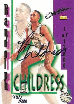 1995 Signature Rookies Autobilia - Autographs #19 Randolph Childress Front